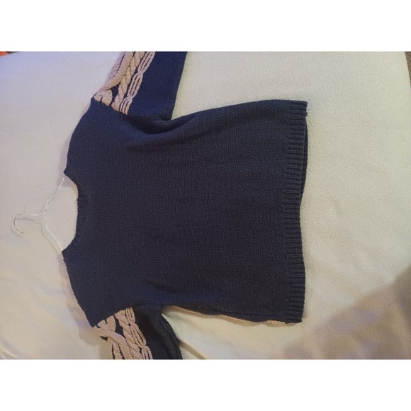 Carroll Reed Women Cotton Blend Cable Knit Pullover Long Sleeve Sweater Sz M - Picture 8 of 9